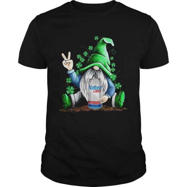 Funny Gnomes Loves Natural Light St. Patrick’s Day Shirt
