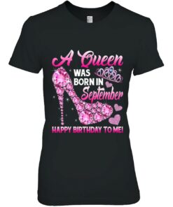 Funny High Heel A Queen Was Born In September Happy Birthday 1 Funny High Heel A Queen Was Born In September Happy Birthday 2