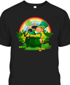 Funny Leprechaun Shamrock St Patricks Day T Shirt 1