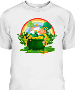 Funny Leprechaun Shamrock St Patricks Day T Shirt 2