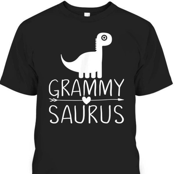 Funny Mother’s Day T-Shirt Grammy-Saurus Dinosaur