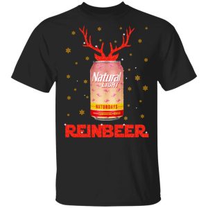 Funny Natural Light ReinBeer Shirt