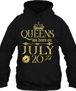 Funny Queens Are Born On July 20Th Birthday Women Girl Kids 2 Funny Queens Are Born On July 20Th Birthday Women Girl Kids 3