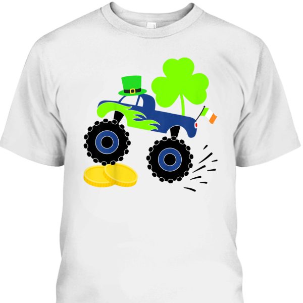 Funny St Patrick’s Day Monster Truck T-Shirt