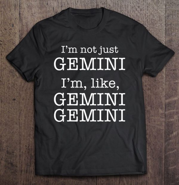 Gemini Gemini Gemini Af Funny Zodiac Birthday Gift