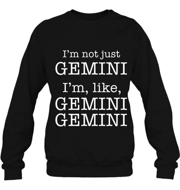 Gemini Gemini Gemini Af Funny Zodiac Birthday Gift