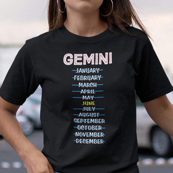 Gemini June Shirt Zodiac Gemini Tee