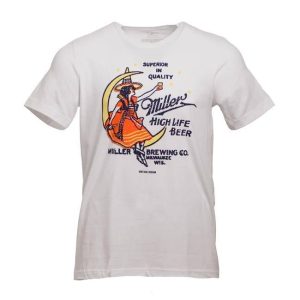 Girl In The Moon Miller High Life T Shirt Superior In Quality 1