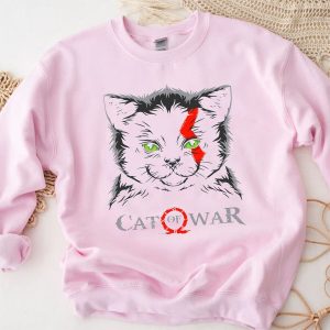 God Of War Ragnark Cat Of War T Shirt 3