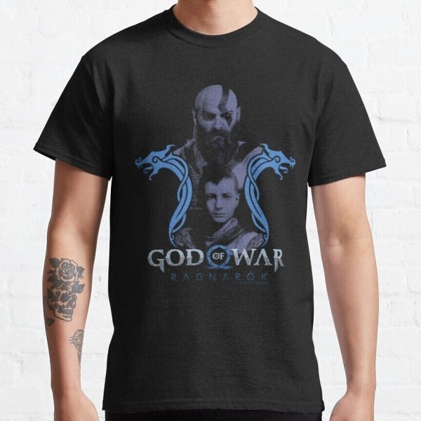 God Of War Ragnarok Kratos And Atreus Father And Son T-Shirt