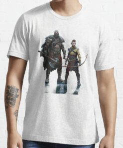 God Of War Ragnark Kratos And Atreus T Shirt 1