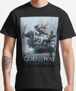 God Of War Ragnark Kratos Atreus And Freya T Shirt 1