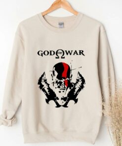 God Of War Ragnark Kratos With Blades Of Chaos T Shirt 3