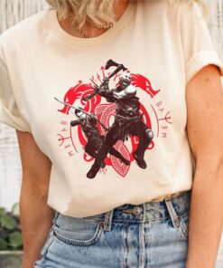 God Of War Ragnark Kratos and Atreus Adventure T Shirt 2