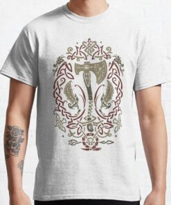God Of War Ragnark The Leviathan Axe And Blade Of Chaos T Shirt 1