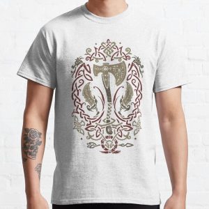 God Of War Ragnark The Leviathan Axe And Blade Of Chaos T Shirt 1