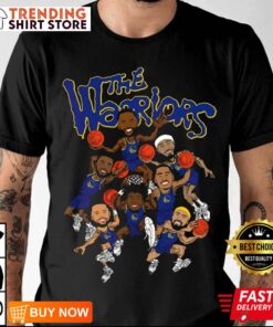 Golden State Warriors Cartoon T Shirt 1