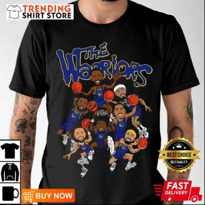 Golden State Warriors Cartoon T-Shirt