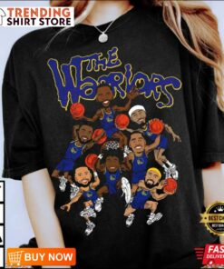 Golden State Warriors Cartoon T-Shirt 1 Golden State Warriors Cartoon T Shirt 2