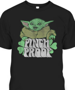Grogu Star Wars St Patricks Day T Shirt Pinch Proof 1