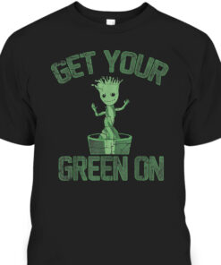 Groot Marvel St Patricks Day Get Your Green On T Shirt 1