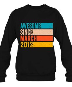 Happy 10Th Birthday 10 Years Old Awesome Since March 2012 Birthday 3 Happy 10Th Birthday 10 Years Old Awesome Since March 2012 Birthday 4