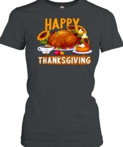 Happy Thanksgiving Day Dinner T Shirt 2