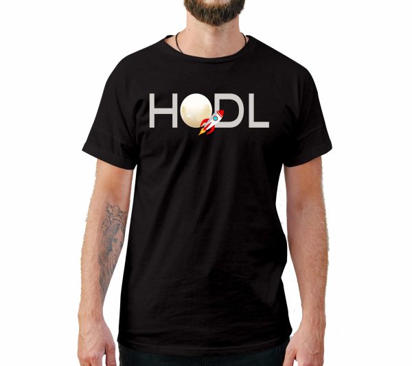 Hold On For Dear Life HODL Crypto Style T-Shirt