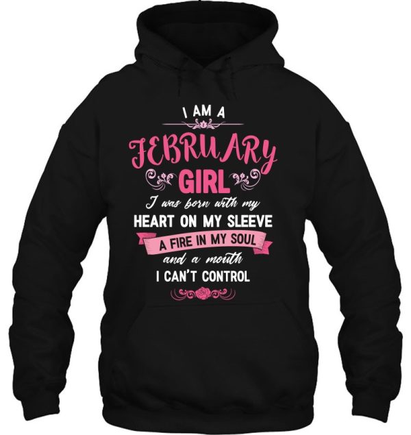 I Am A February Girl Womens Birthday Gift
