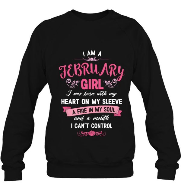 I Am A February Girl Womens Birthday Gift