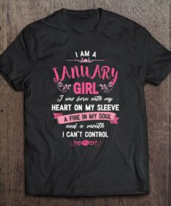 I Am A January Girl Womens Birthday Gifts Hoody 1