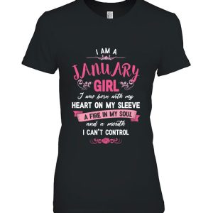 I Am A January Girl Womens Birthday Gifts Hoody