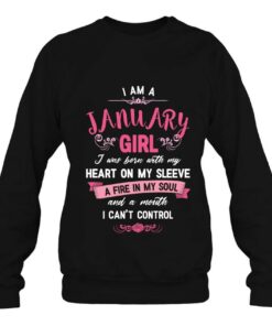 I Am A January Girl Womens Birthday Gifts Hoody 4