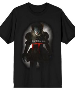 IT 2017 Pennywise In Shadows Youll Float Too T Shirt 1
