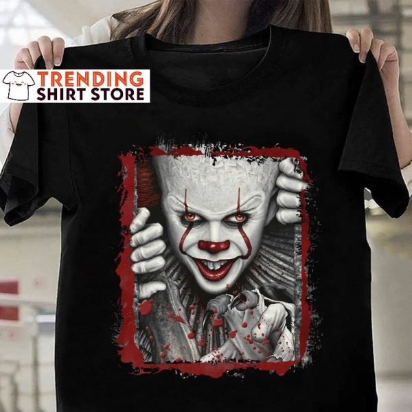 IT Pennywise T-Shirt Horror Movie Gifts