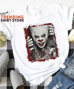 IT Pennywise T Shirt Horror Movie Gifts 3