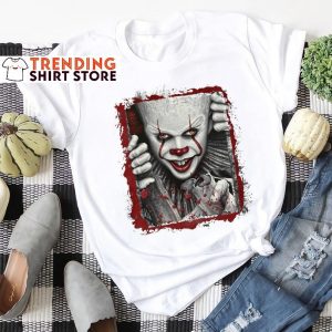 IT Pennywise T Shirt Horror Movie Gifts 3