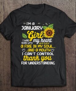 Im A January Sunflower Girl Queen Born In January 1