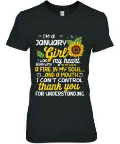 Im A January Sunflower Girl Queen Born In January 2