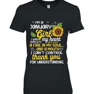 I’m A January Sunflower Girl Queen Born In January