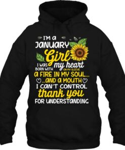 Im A January Sunflower Girl Queen Born In January 3
