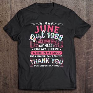 I’m June Girl 1988 Funny 35Th Birthday Gift 35 Years