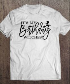 Its My Birthday Witches Halloween Birthday Raglan Baseball 1