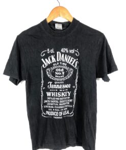Jack Daniels Whiskey T Shirt Old Time Quality Tennessee Sour Mash 1