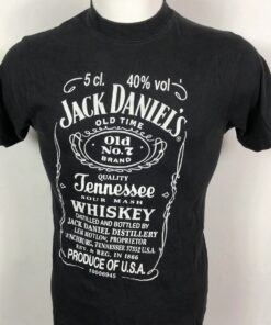 Jack Daniels Whiskey T Shirt Old Time Quality Tennessee Sour Mash 2