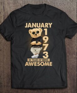 January 1973 50Th Birthday 2023 50 Years Of Being Awesome 1