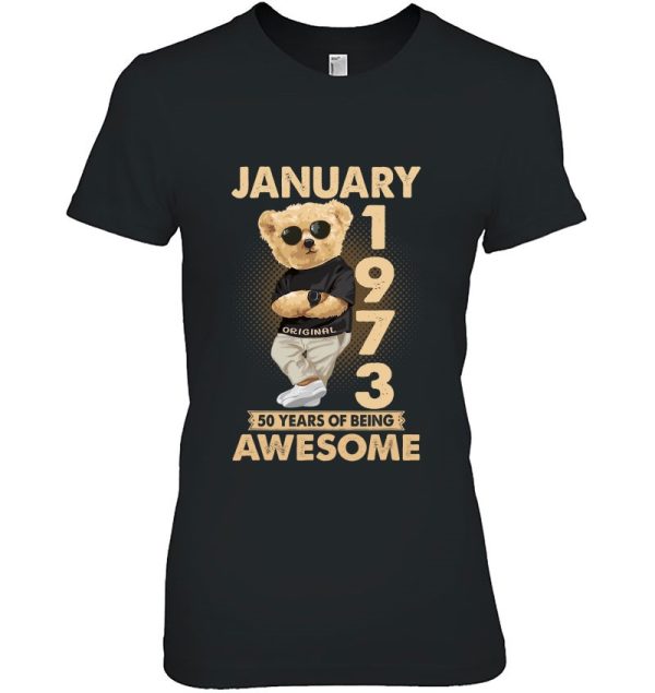 January 1973 50Th Birthday 2023 50 Years Of Being Awesome