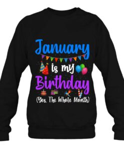 January Is My Birthday Yes The Whole Month January Birthday 4