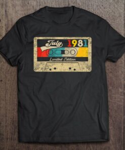 July 1981 Limited Edition Birthday Retro Cassette Tape 1