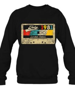 July 1981 Limited Edition Birthday Retro Cassette Tape 4